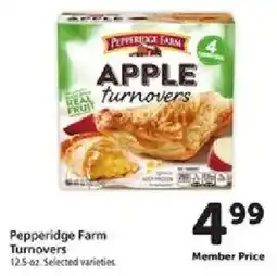 Safeway Pepperidge Farm Turnovers offer