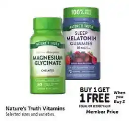Safeway Nature's Truth Magnesium Glycinate offer