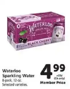 Safeway Waterloo Sparkling Water offer