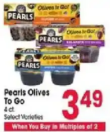 Jewel-Osco Pears olives to go offer