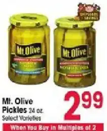 Jewel-Osco Mt. Olive Pickles offer