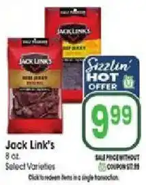 Jewel-Osco Jack Link's beef jerky offer