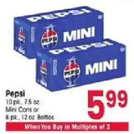 Jewel-Osco Pepsi Mini offer