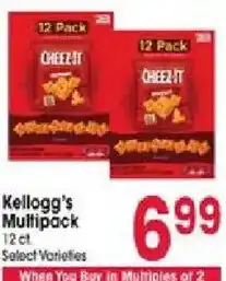 Jewel-Osco Kellogg's multipack offer