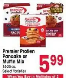 Jewel-Osco Premier Protein Pancake or Muffin Mix offer