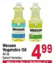 Jewel-Osco Wesson Vegetable Oil offer