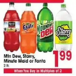 Jewel-Osco Mtn Dew, Starry, Minute Maid or Fanta offer