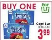 Jewel-Osco Capri Sun offer