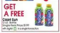 Jewel-Osco Capri Sun offer