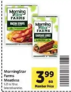 Safeway Morningstar Farms Meatless offer