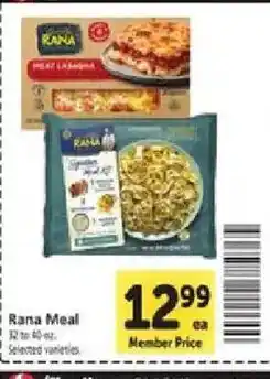 Safeway Rana Meal offer