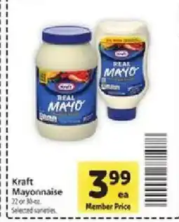 Safeway Kraft Mayonnaise offer