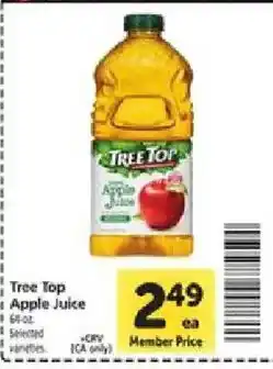 Safeway Tree Top Apple Juice offer