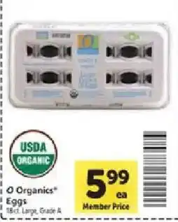 Safeway O Organics Eggs offer