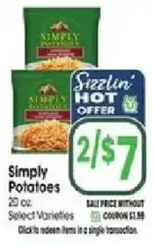 Jewel-Osco Simply Potatoes offer