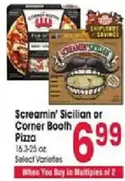 Jewel-Osco Screamnin' Sicilian or Corner Booth Pizza offer