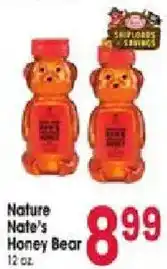 Jewel-Osco Nature Nate's Honey Bear offer
