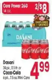 Jewel-Osco Dasani or Coca-Cola offer