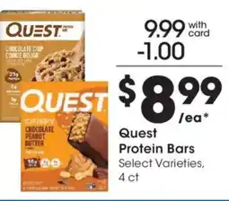 Kroger Quest Protein Bars offer