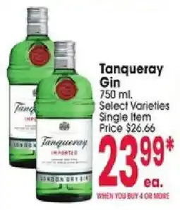 Jewel-Osco Tanqueray Gin offer