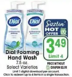 Jewel-Osco Dial Dial Foaming Hand Wash offer