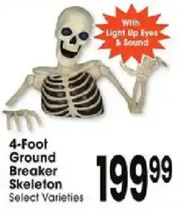 Jewel-Osco Ground Breaker Skeleton offer