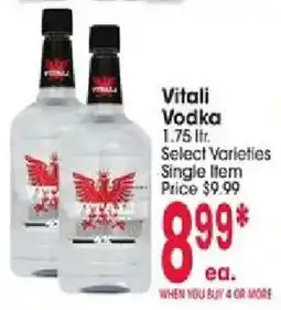 Jewel-Osco Vitali Vodka offer