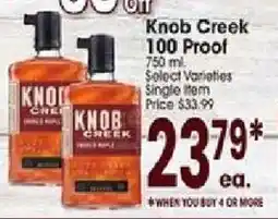 Jewel-Osco Knob Creek offer