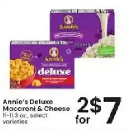 Albertsons Annie's Deluxe Macaroni & Cheese offer