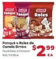 Supermercado El Rancho Bimbo Panqué or Roles de Canela offer