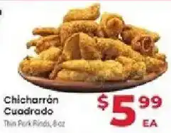 Supermercado El Rancho Chicharrón Cuadrado offer
