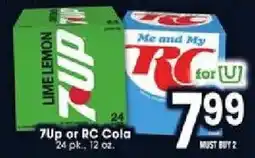 Jewel-Osco 7up or RC Cola offer