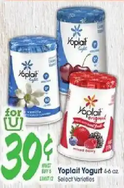 Jewel-Osco Yoplait Yogurt offer