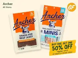 Sprouts Farmers Market Archer beef jerky offer