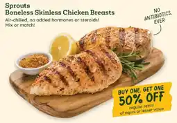 Sprouts Farmers Market Sprouts boneless skinless chicken breasts offer