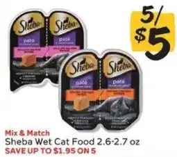 Winn Dixie Sheba Wet Cat Food offer