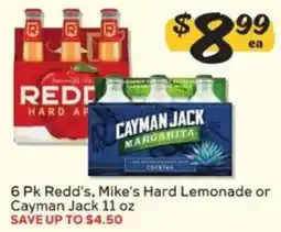 Winn Dixie Redd's, Mike's Hard Lemonade or Cayman Jack offer