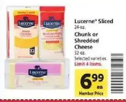 Safeway Lucerne Sliced Cheese offer