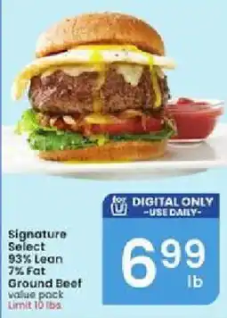Albertsons Signature Select Ground Beef offer