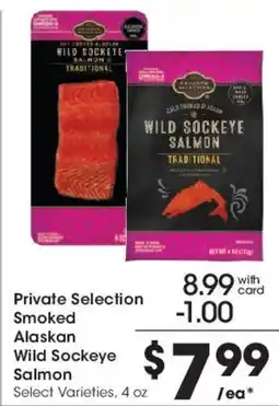 Smith's Private Selection Smoked Alaskan Wild Sockeye Salmon offer