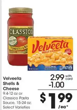Smith's Velveeta Shells & Cheese offer