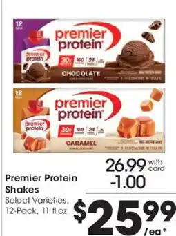 Smith's Premier Protein Shakes offer