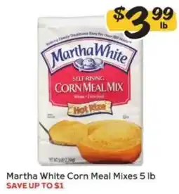 Winn Dixie Martha White Corn Meal Mixes offer