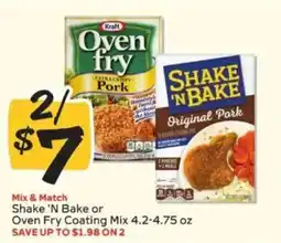 Winn Dixie Shake 'N Bake or Oven Fry Coating Mix offer
