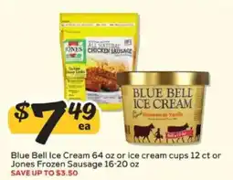 Winn Dixie Blue Bell Ice Cream offer