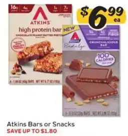 Winn Dixie Atkins Bars or Snacks offer