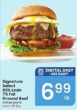 Albertsons Signature Select Ground Beef offer