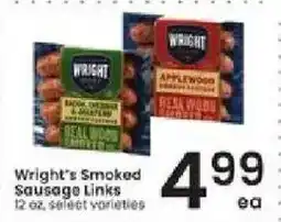 Albertsons Wright's Smoked Sausage Links offer