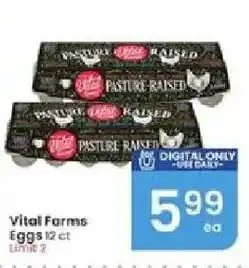 Albertsons Vital Farms Eggs offer