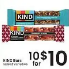 Albertsons Kind Bars offer